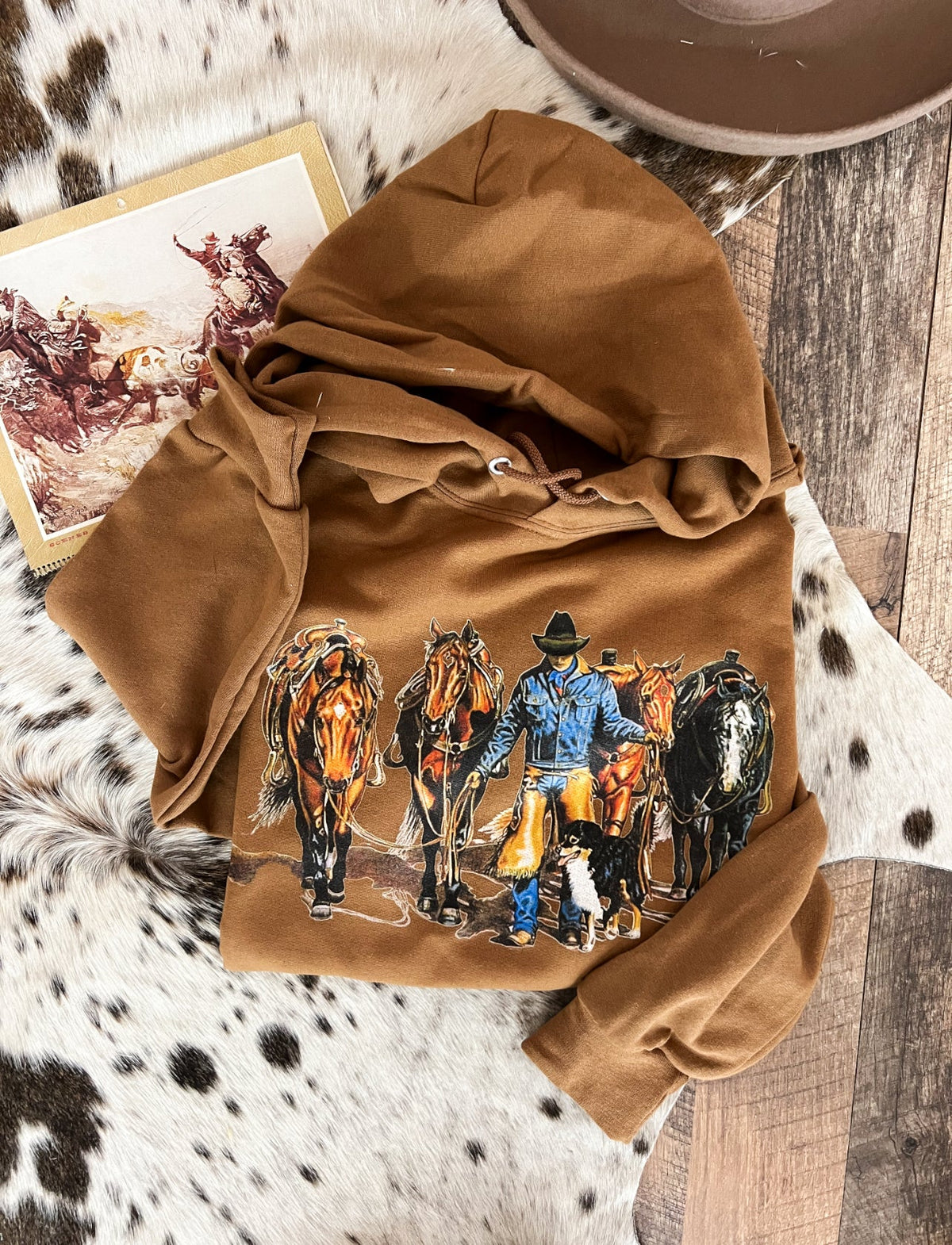 Leader of the Pack Hoodie (Adult)(Cognac)