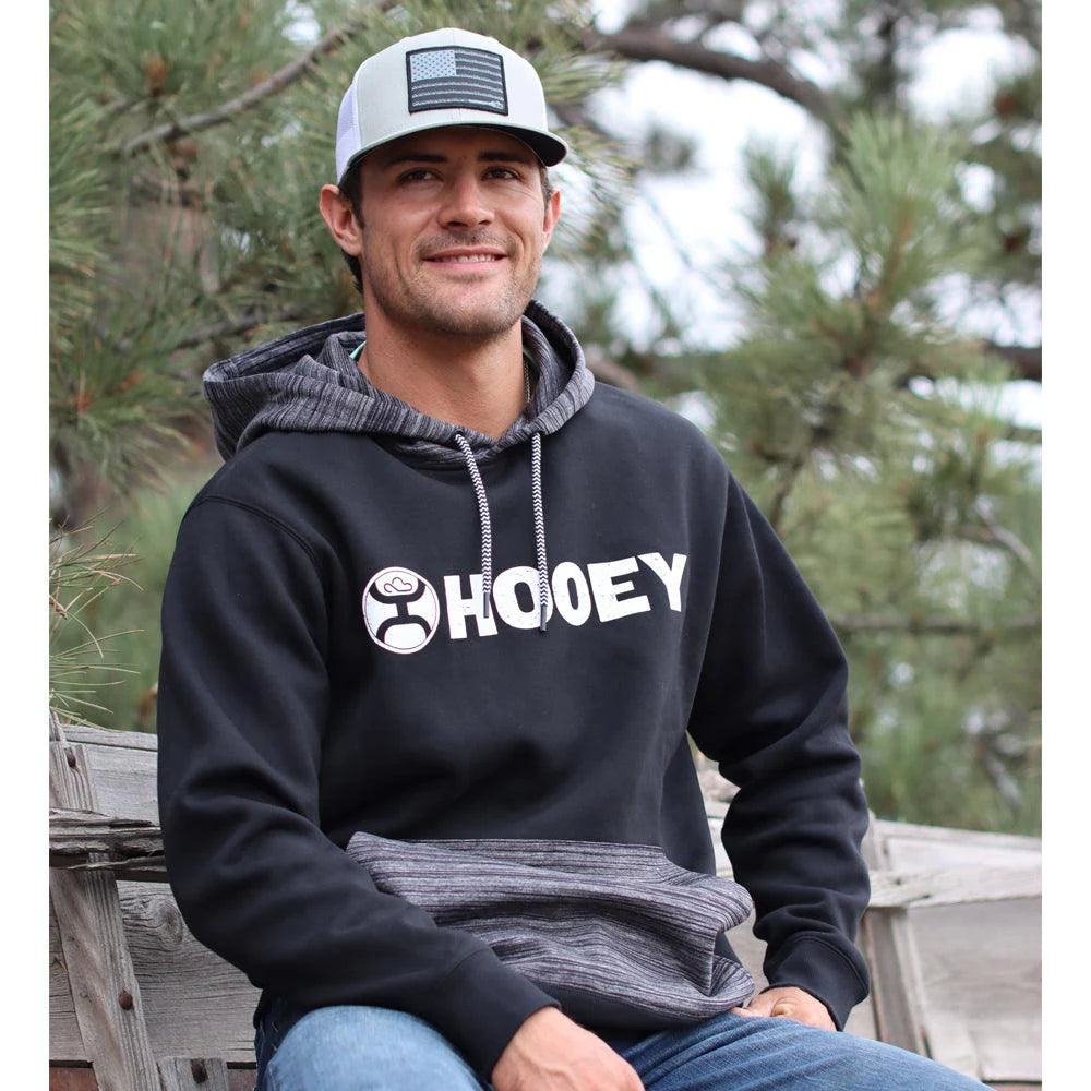 Hooey “Lock Up” Mens Black Hoody
