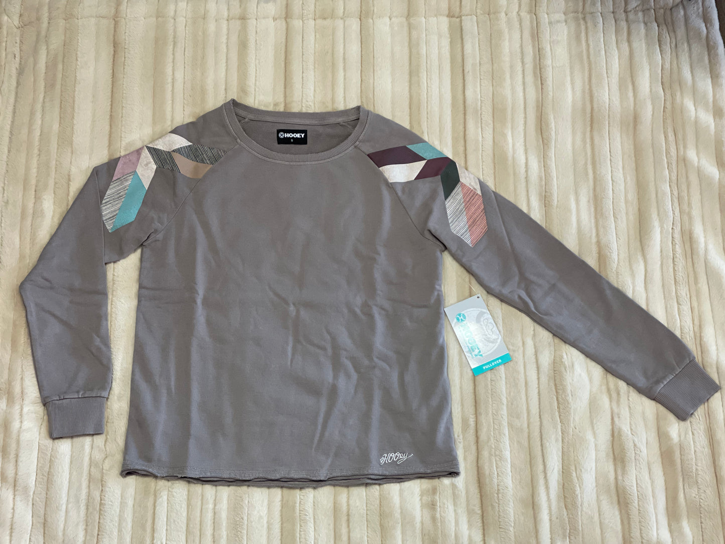Hooey Homey Ladies Brown Pullover