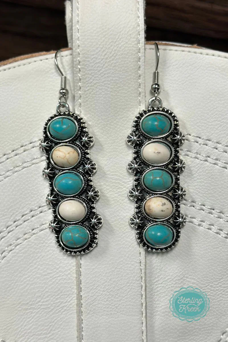 CINCO MIX DANGLE EARRINGS