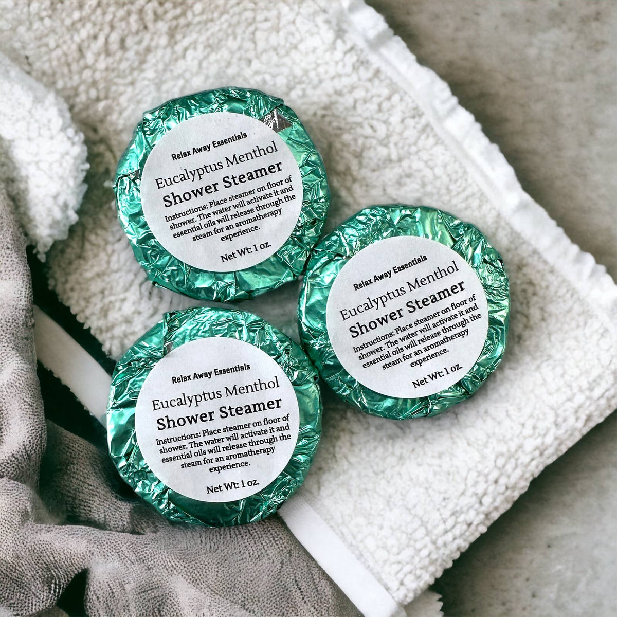 Eucalyptus Menthol Shower Steamers | 6 Pack