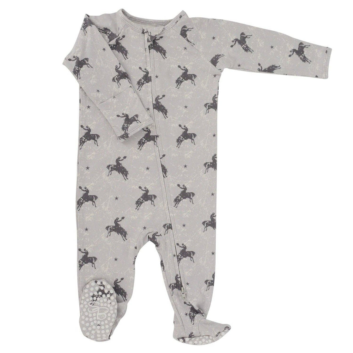 Zipper Footie - Cowboys
