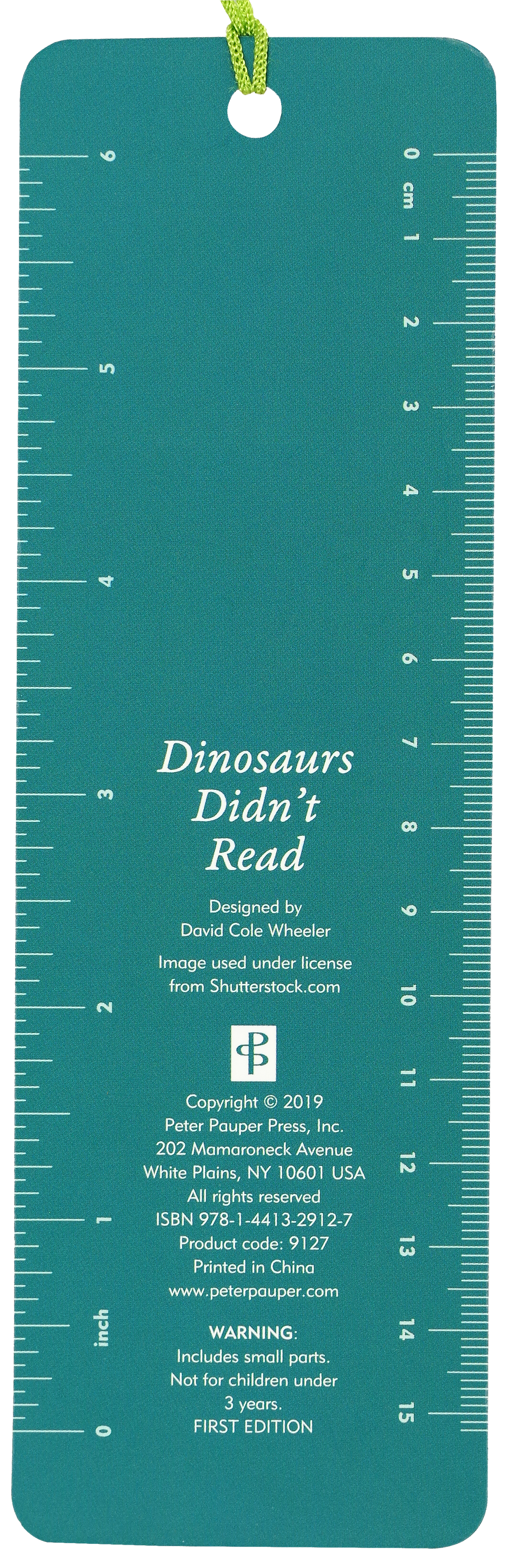 Dinosaurs Didn’t Read Beaded Bookmark