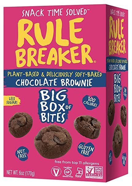 Chocolate Brownie Bites | Case of 6 6-oz Big Box of Bites