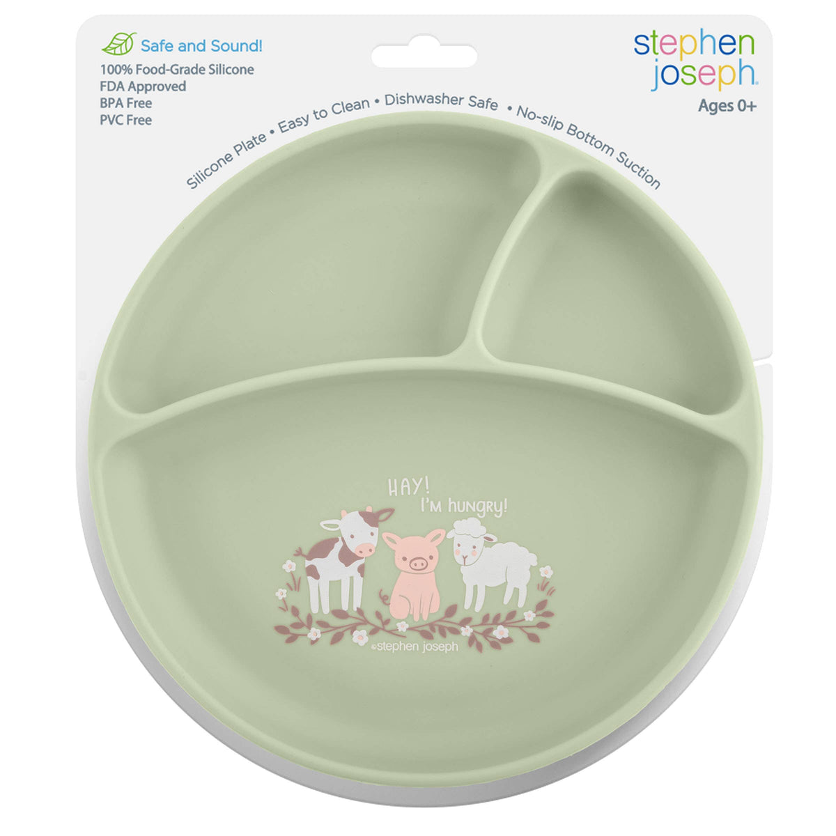 Suction Cup Silicone Plate: Unicorn
