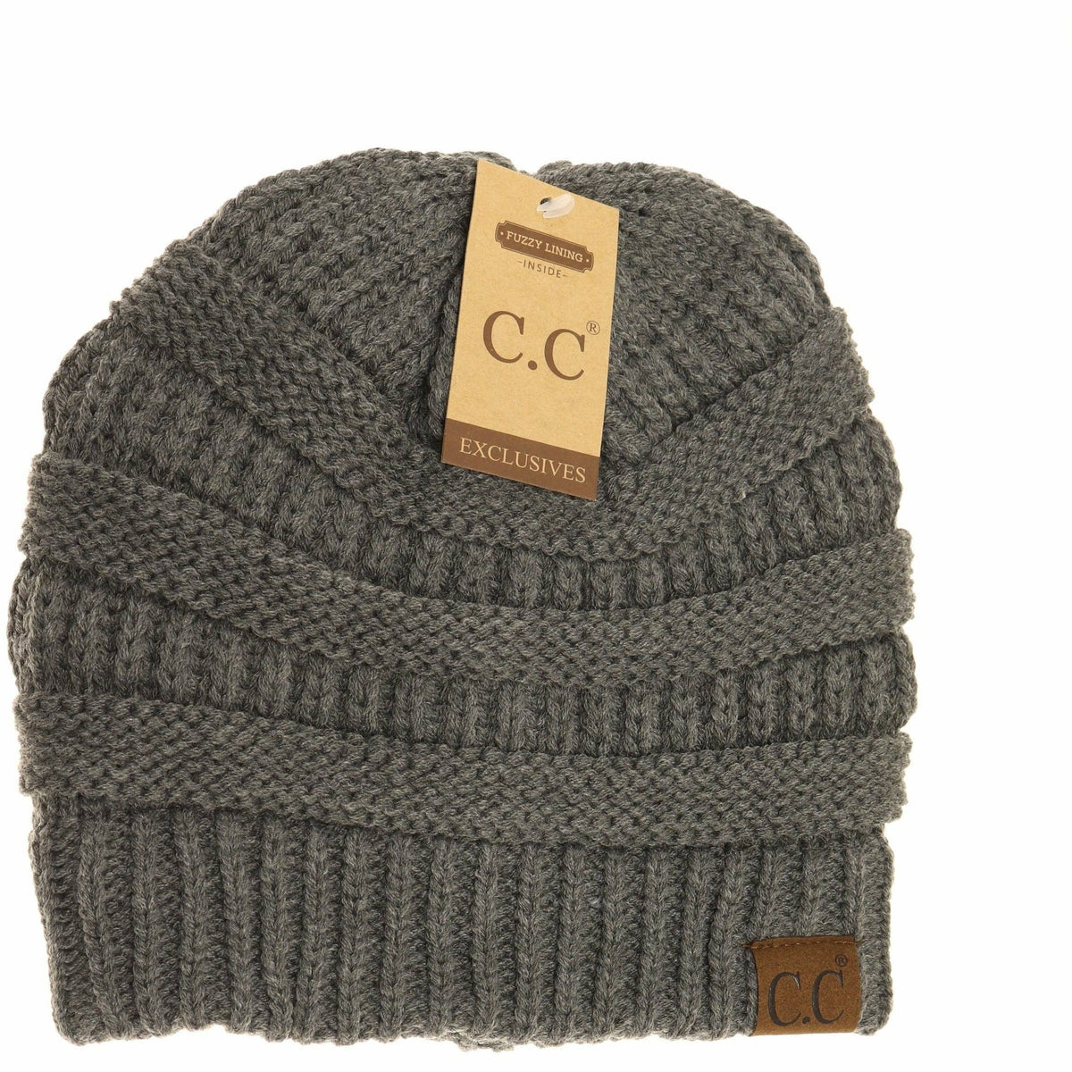 Classic Fuzzy Lined CC Beanie HAT25: Rose