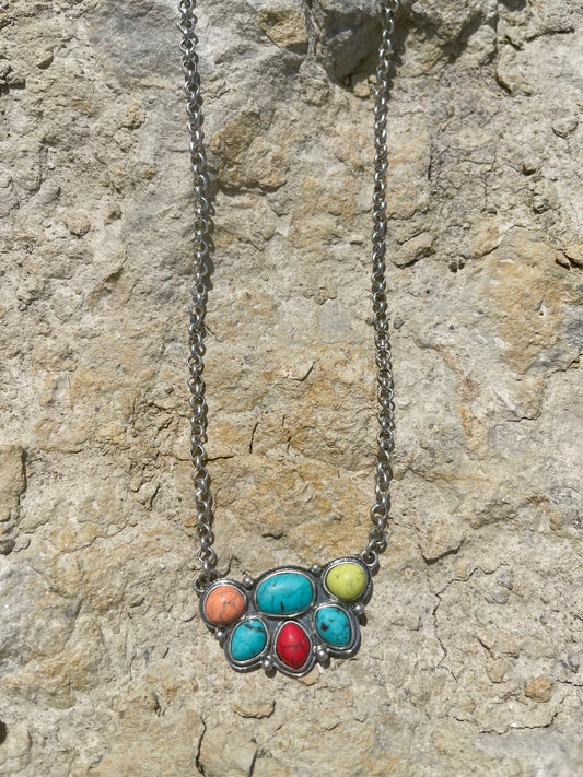 Multi Stone Necklace