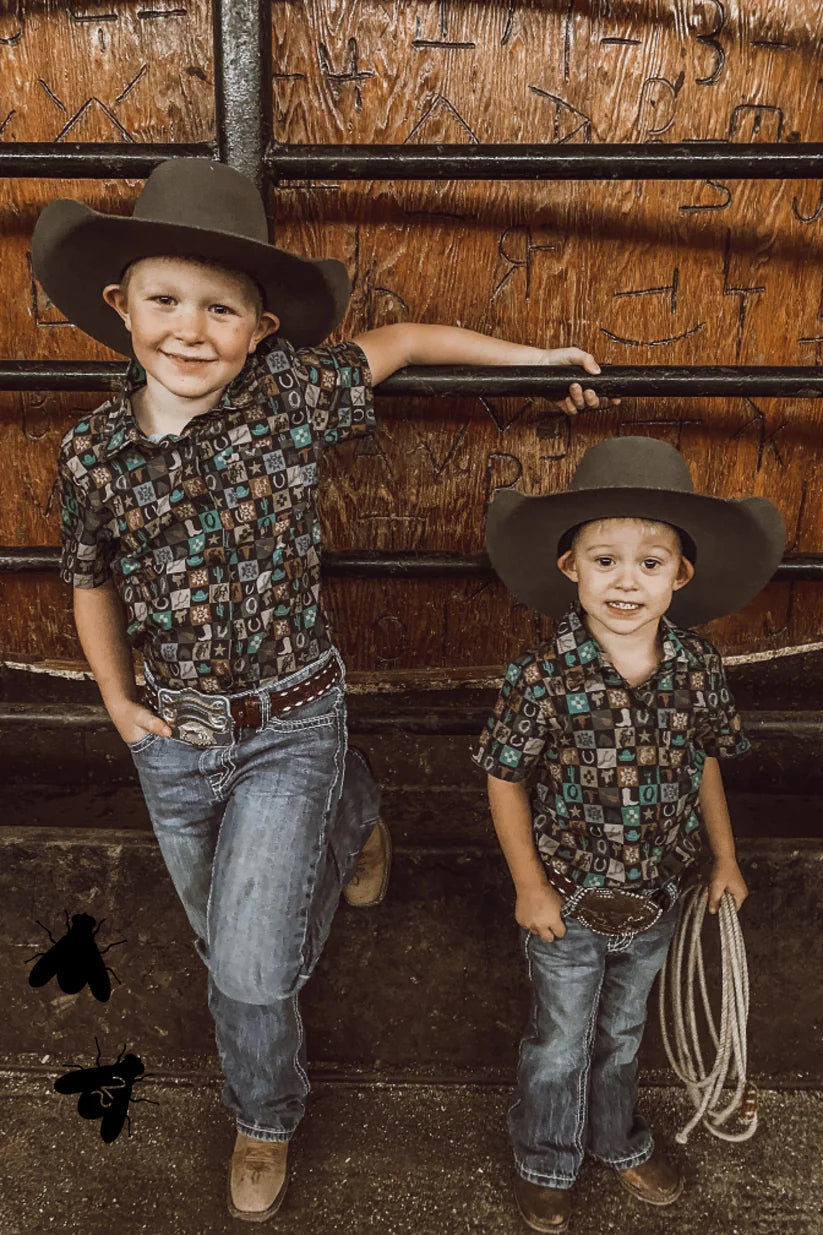 Check Yer Cowboy ~ Short Sleeve