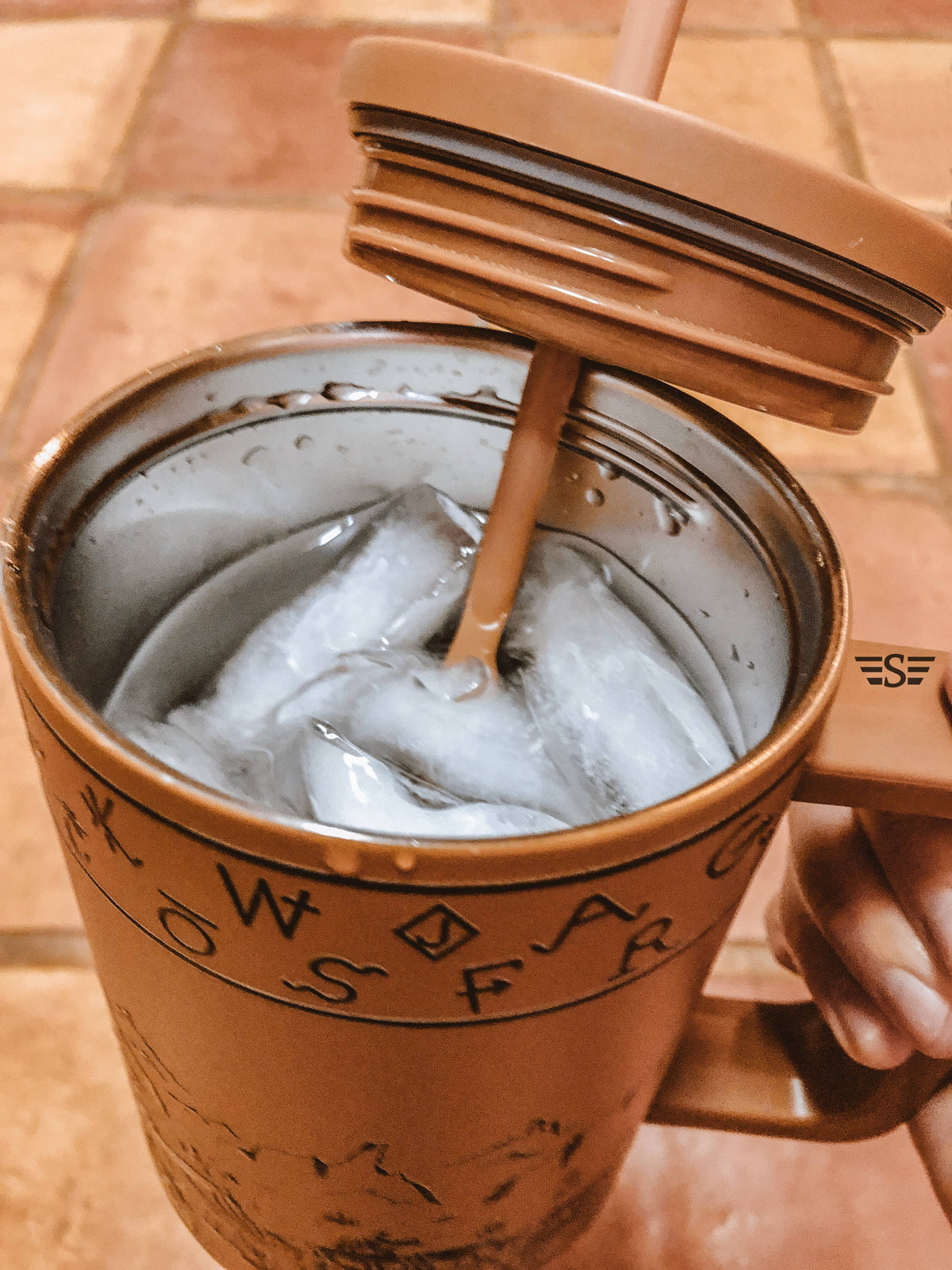 Cattle Drive 40oz Cup: Rust