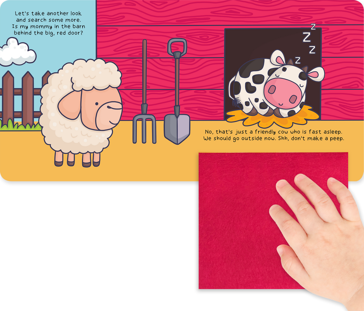 Peek and Seek - On the Farm  -With Lift-the-Flap Felt Pieces