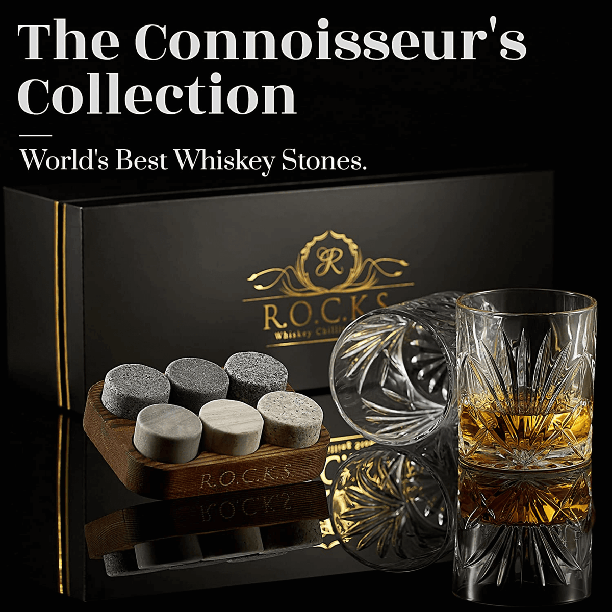 The Connoisseur's Set - Palm Whiskey Glass Edition