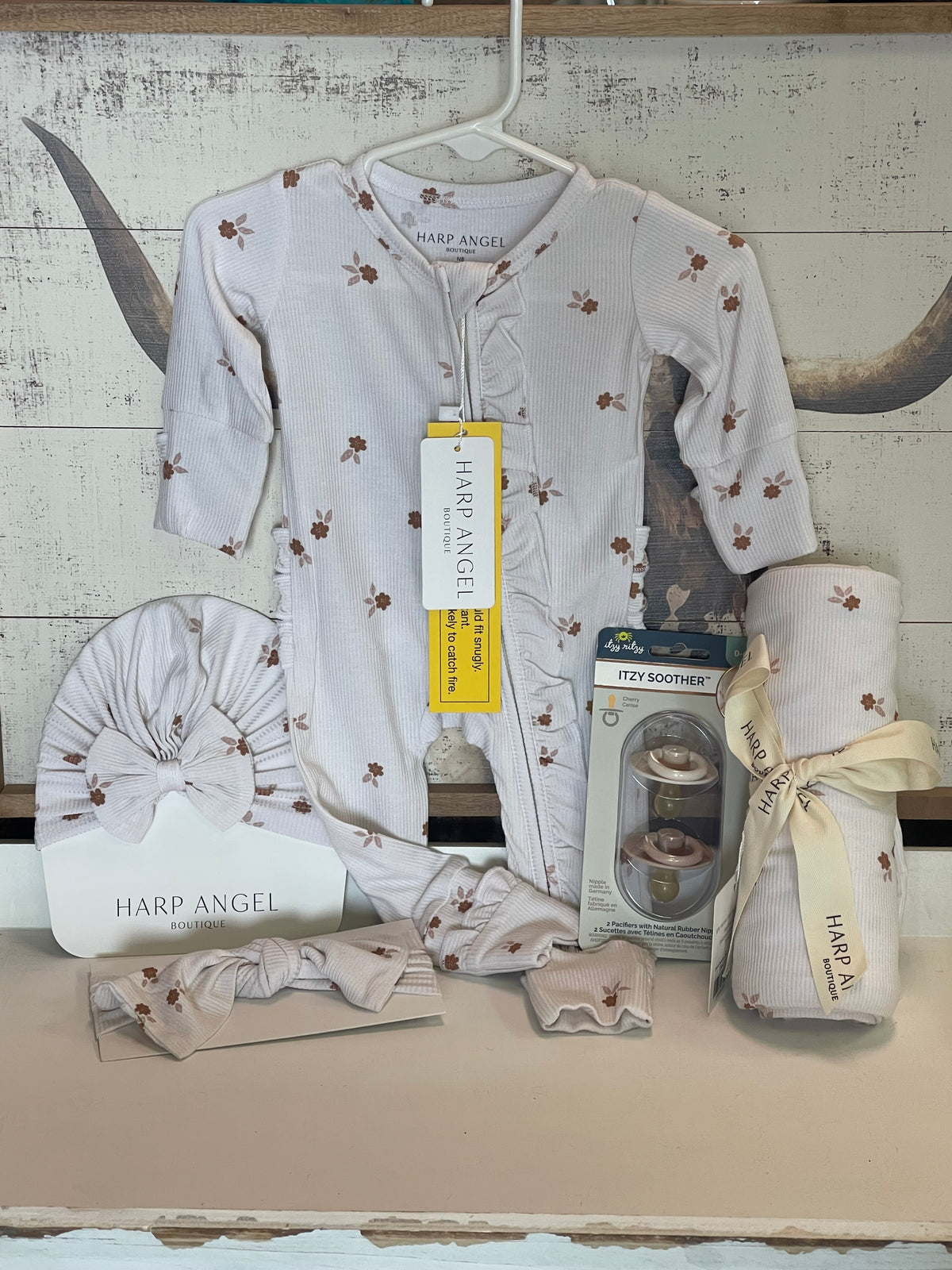 Harp Angel Newborn Gift Set