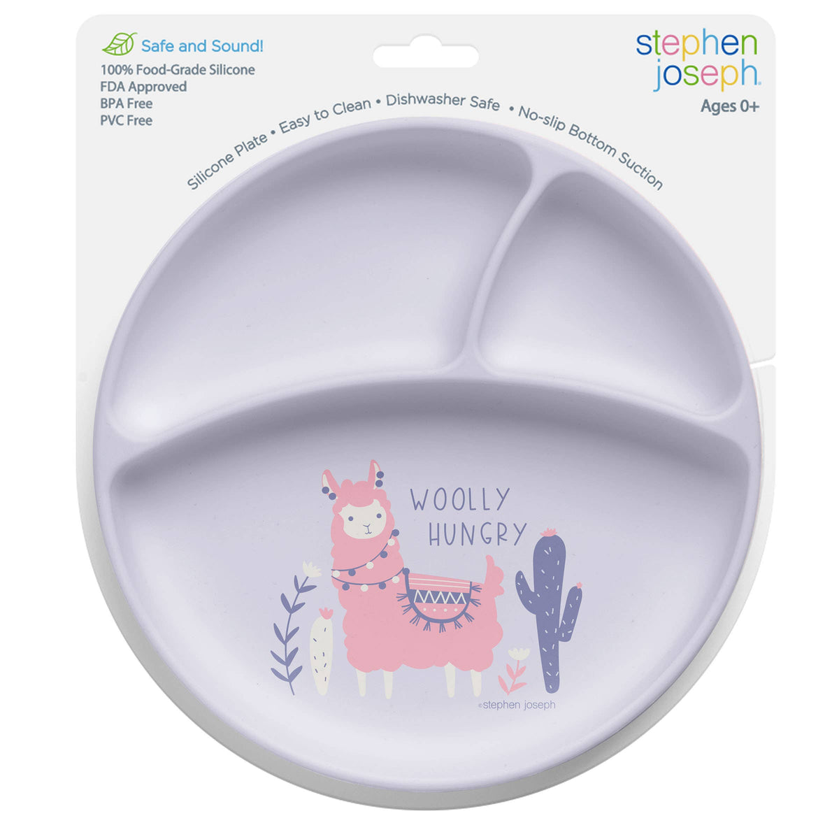 Suction Cup Silicone Plate: Unicorn