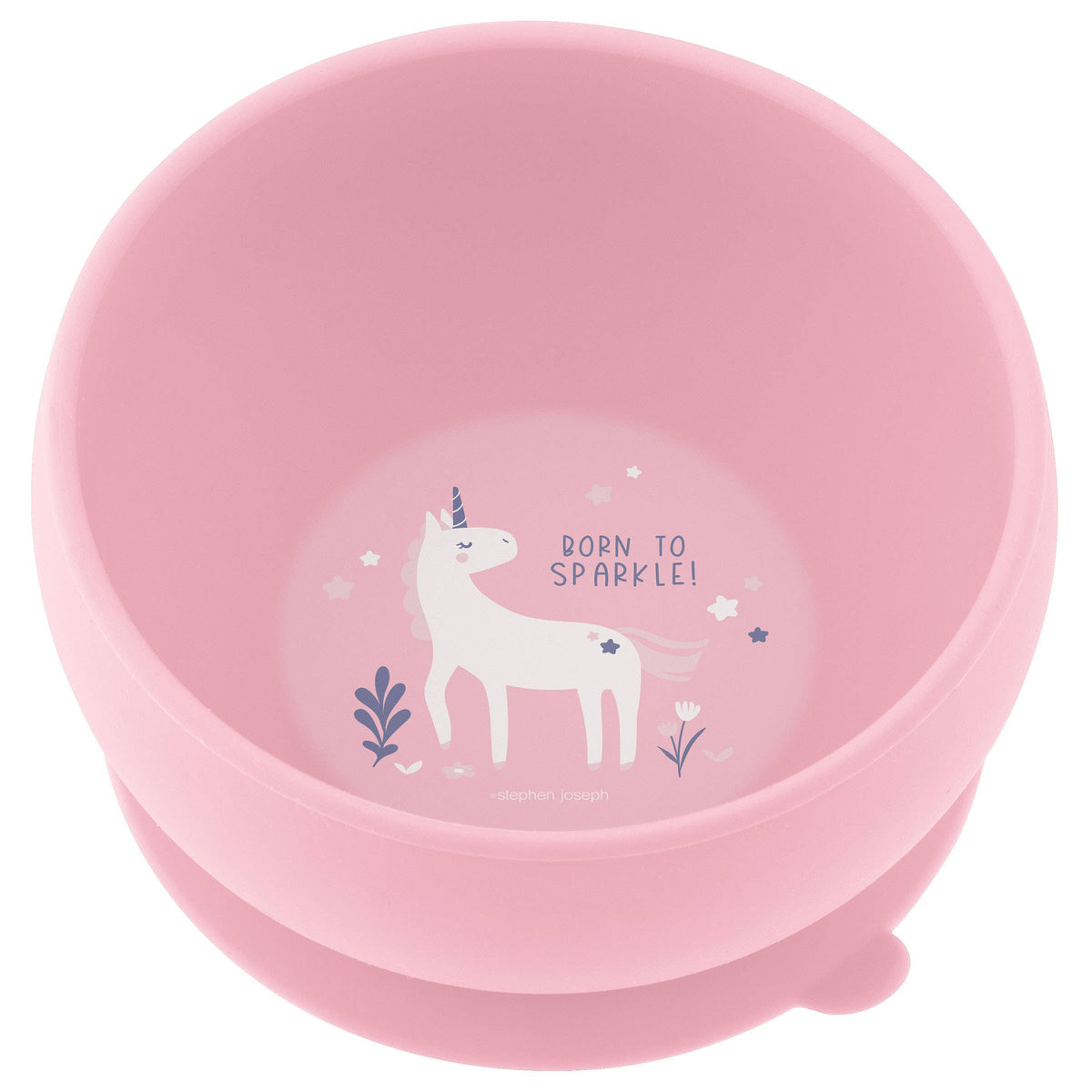 Suction Cup Silicone Bowl: Zoo