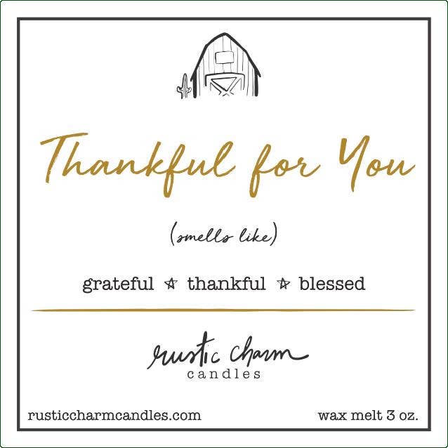 Thankful for You Candle (Pecan Pie)