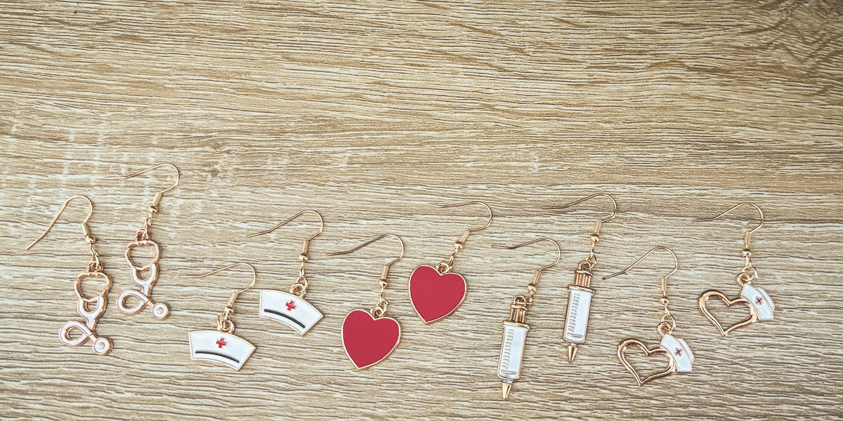 Adorable Nurse Earrings Set