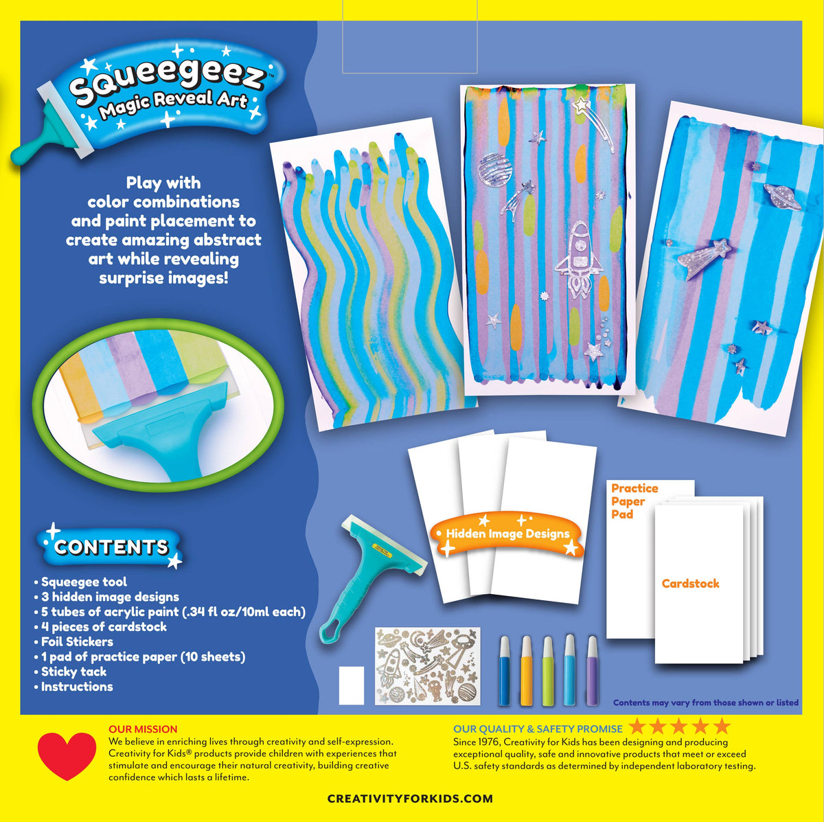Squeegeez Magic Reveal Art Outer Space