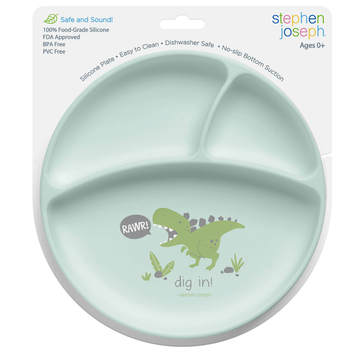 Suction Cup Silicone Plate: Unicorn
