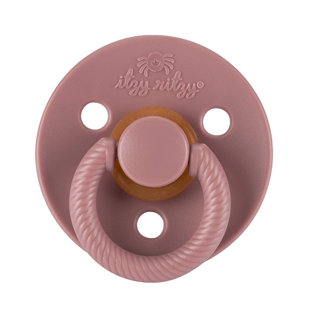 Itzy Soother™ Natural Rubber Paci Sets: Mint + White