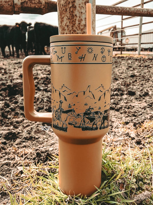 Rustic Rancher 40oz Cup