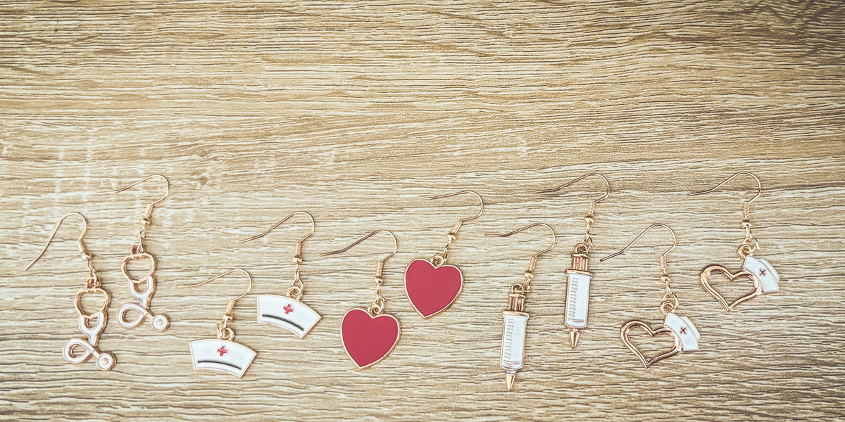 Adorable Nurse Earrings Set