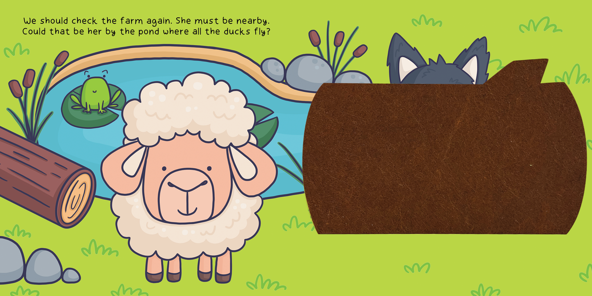 Peek and Seek - On the Farm  -With Lift-the-Flap Felt Pieces