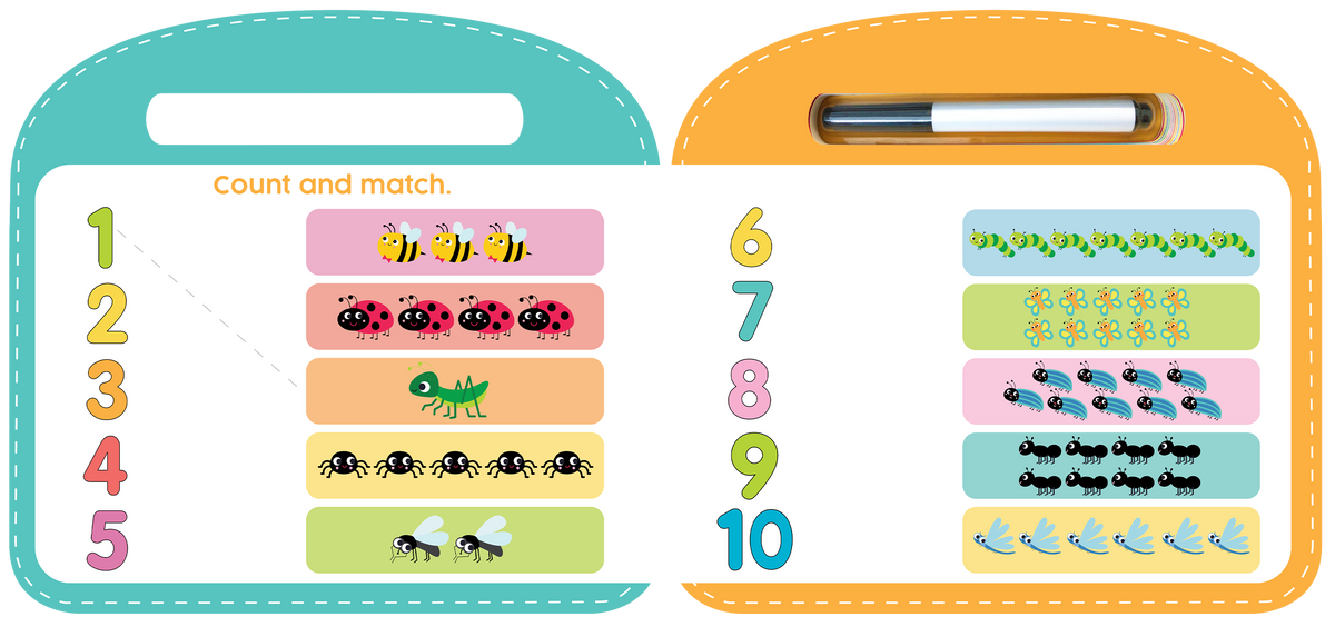 Write & Wipe 123 - Illustrated