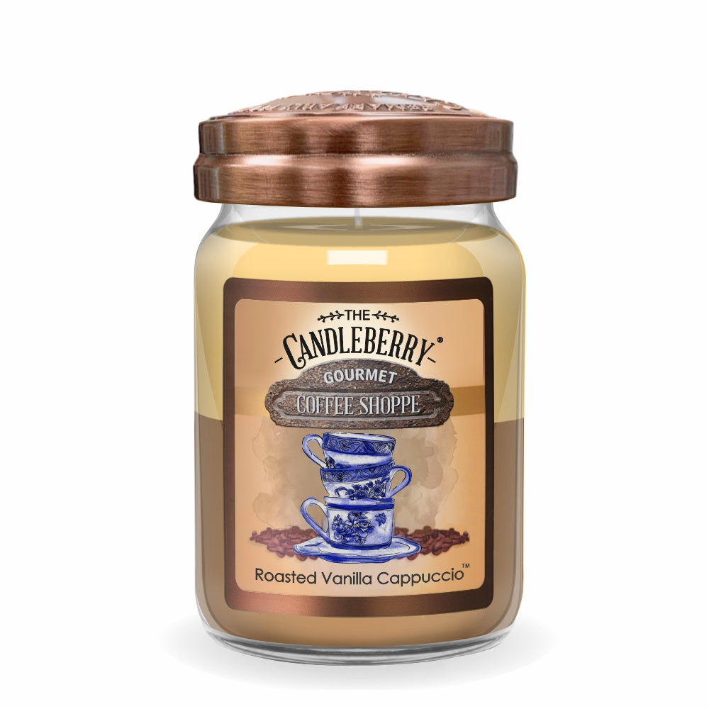 Coffee Shoppe - Roasted Vanilla Cappuccino  ™, Large Jar Candle - Spring (Collective)