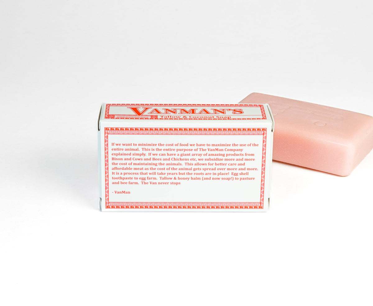 *New* VanMan's Tallow & Coconut Soap