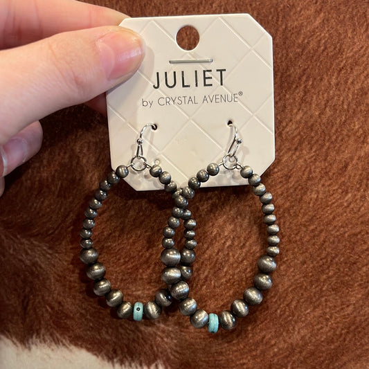 Silver Street Turquoise Earrings