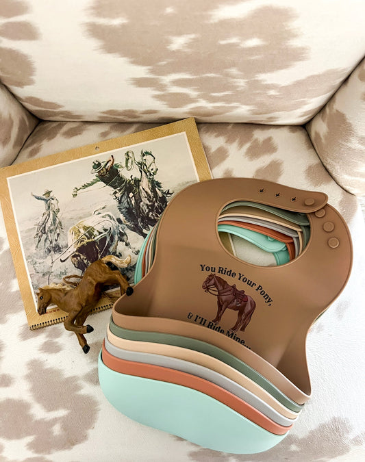 Ride Your Pony Silicone Bib