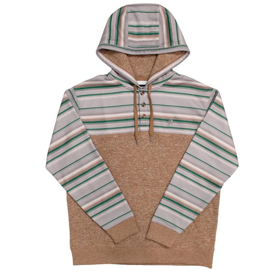 Hooey “Jimmy” Mens Tan/Multi Color Stripe Hoody