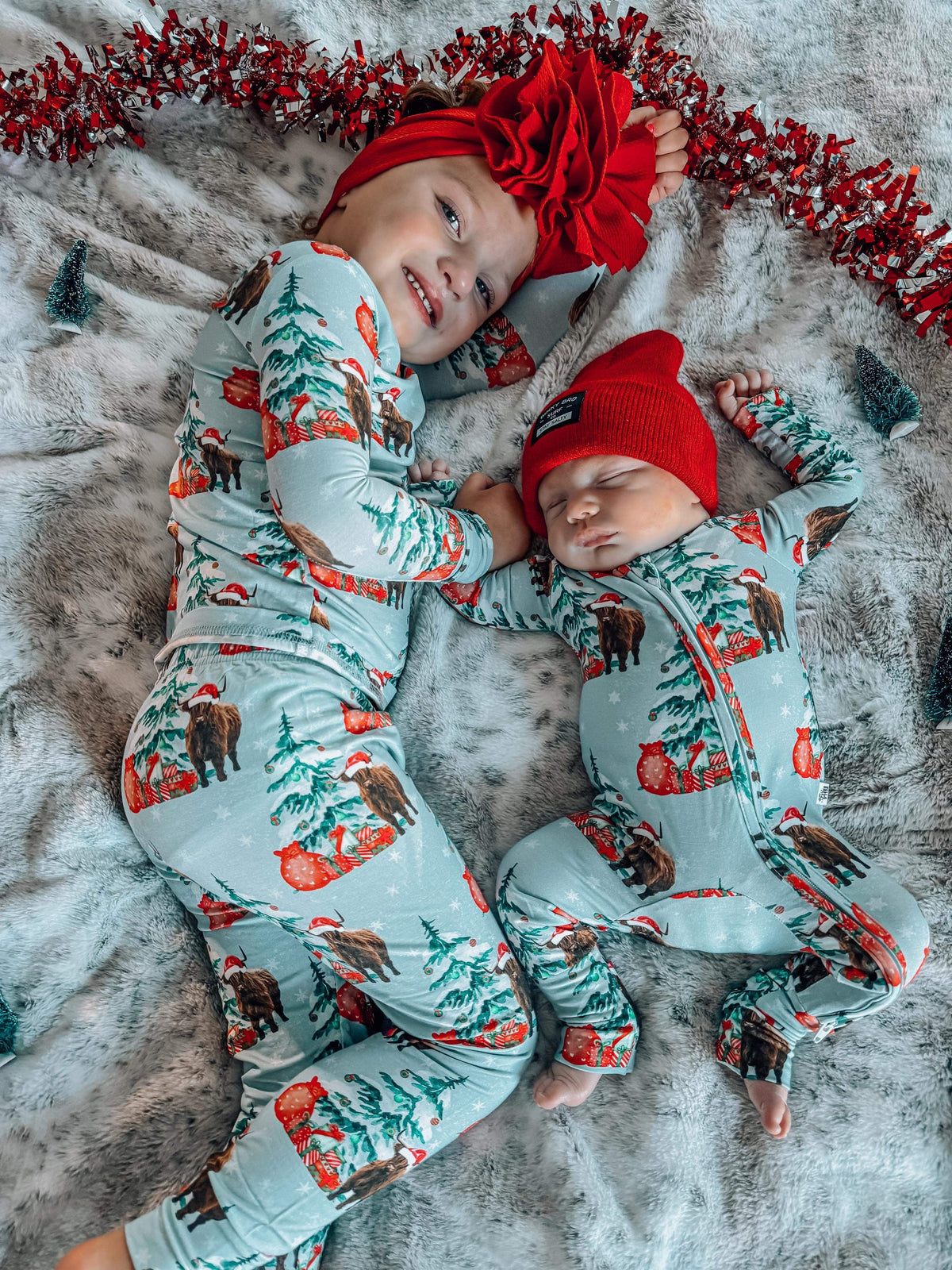 Moo-ey Christmas Bamboo Sleeper