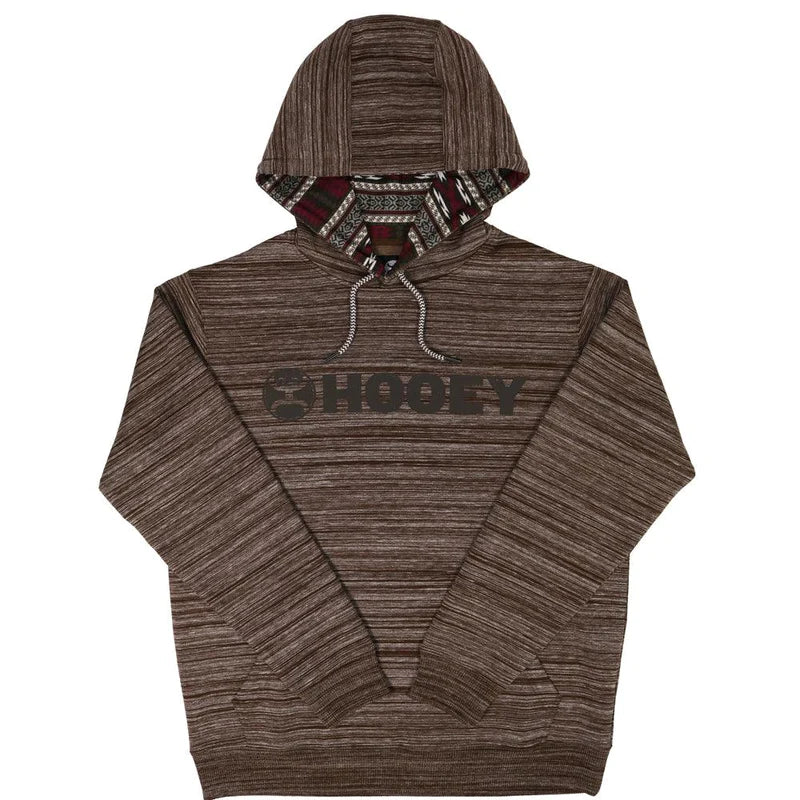 Hooey “Lock Up” Mens Brown Space Dye Hoody