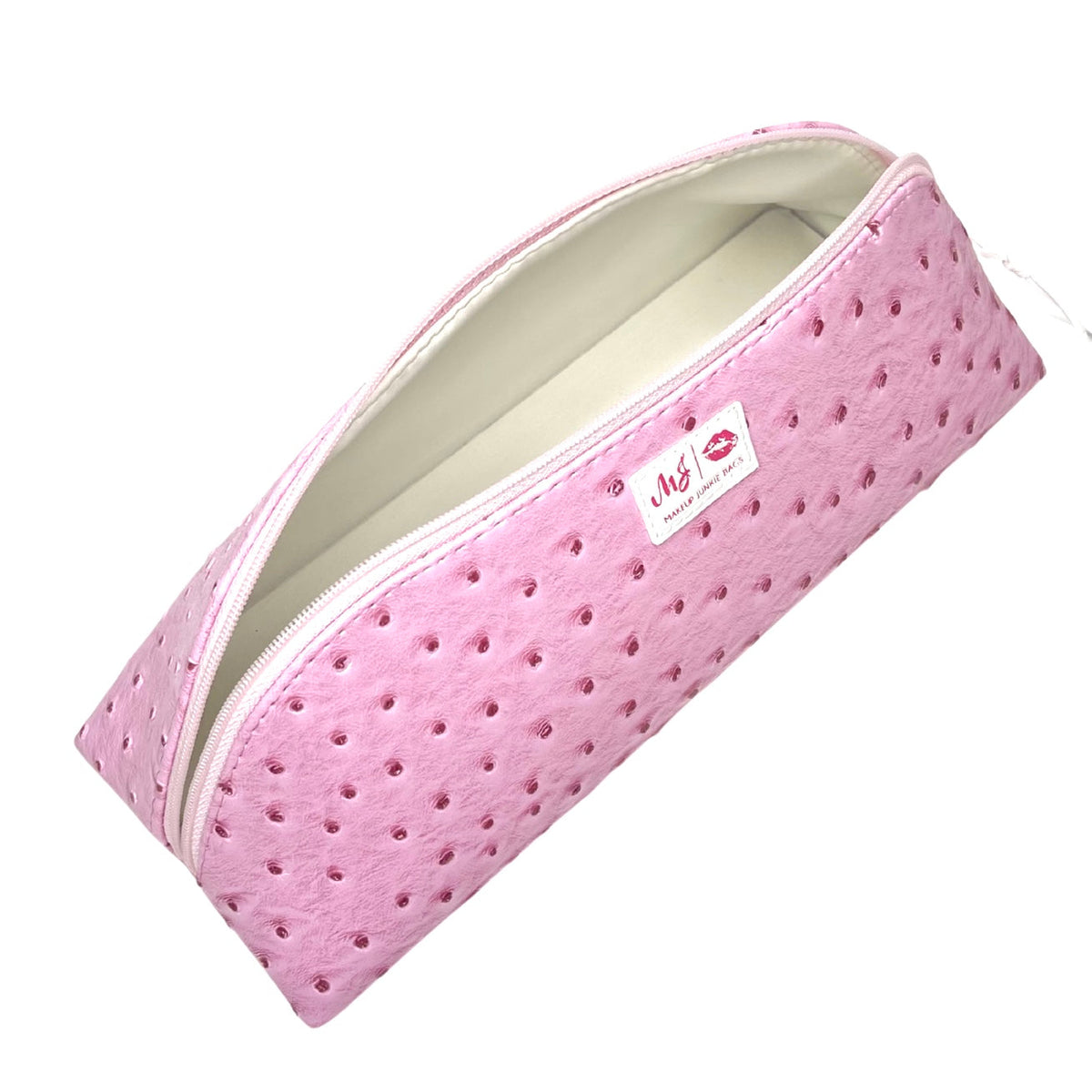 Blush Ostrich Joey Pouch
