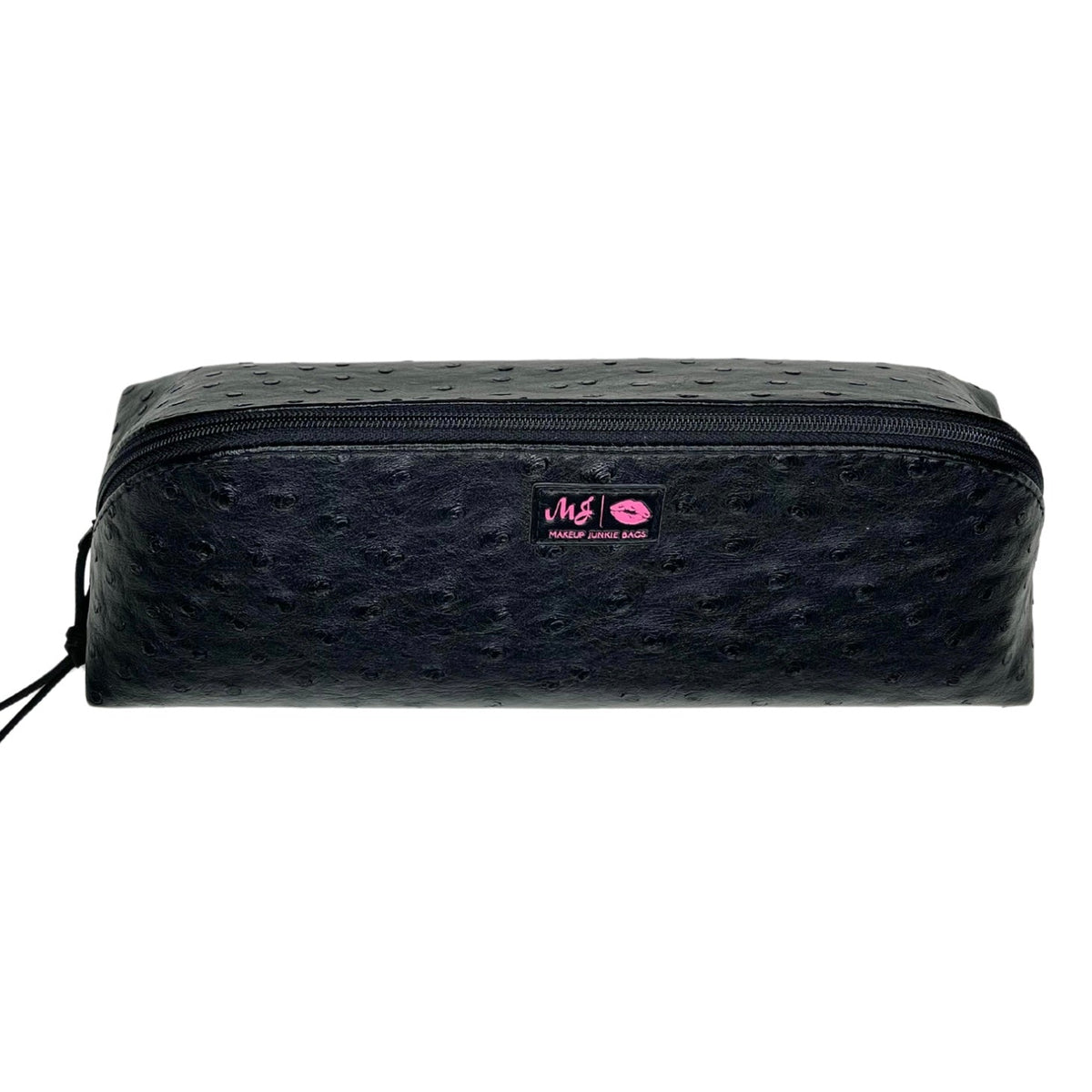 Black Ostrich Joey Pouch