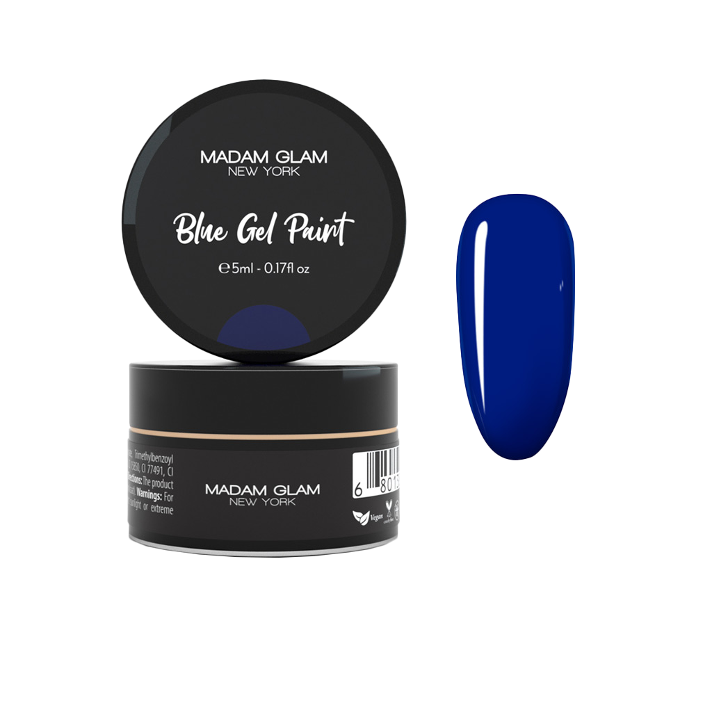 Blue Gel Paint