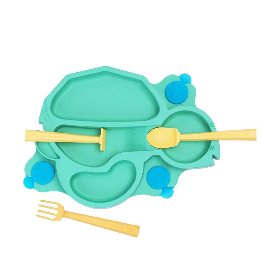 Baby Turtle Suction Plate and Training Utensils