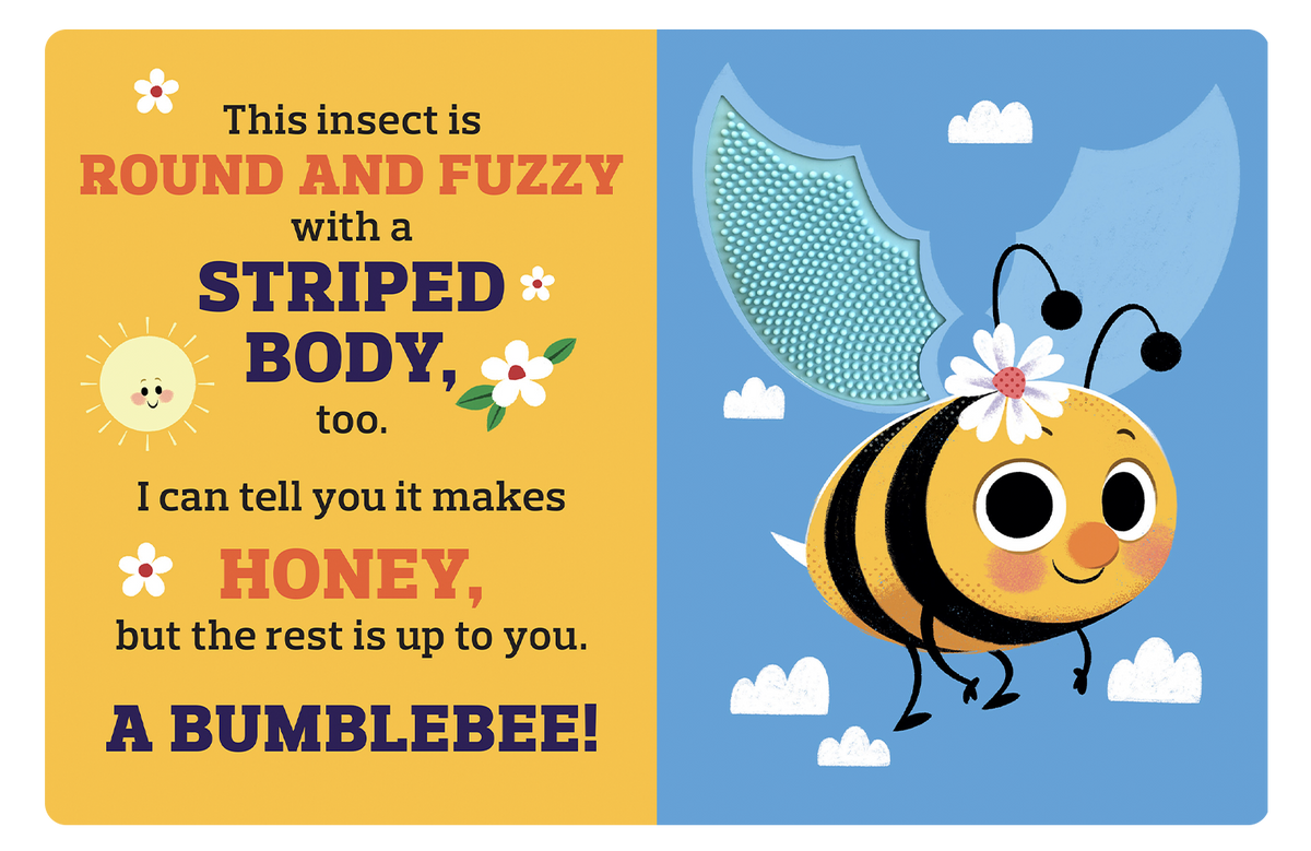 Backyard Bugs - Touch and Feel Board Book - Sensory Board Book
