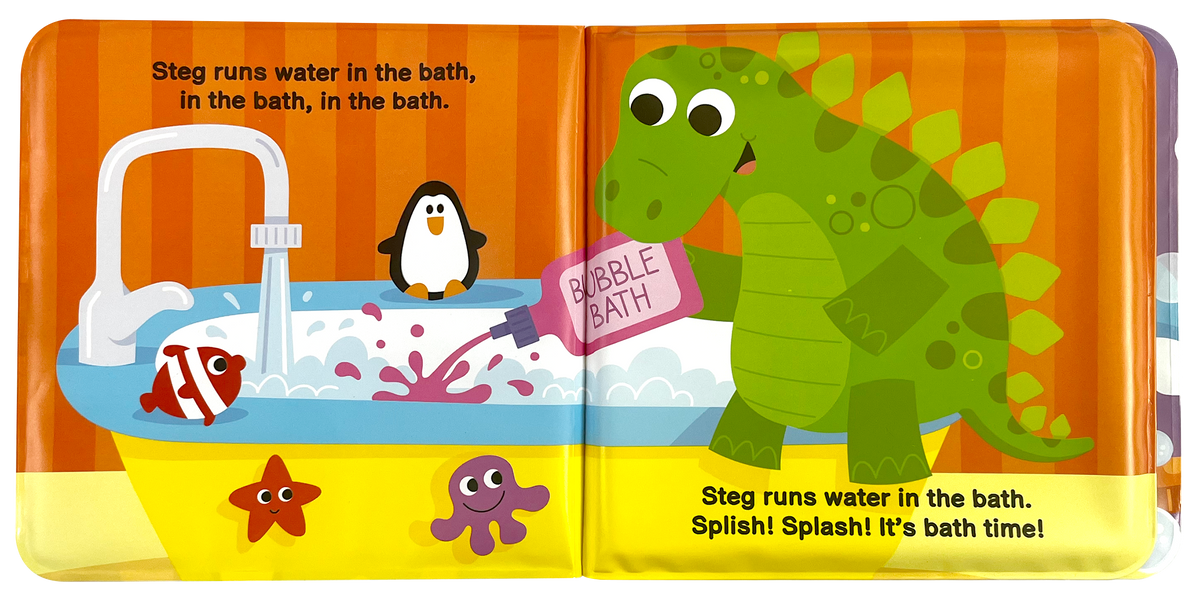 Splish! Splash! Bath! - Children's Waterproof Bath Book and Toy Set