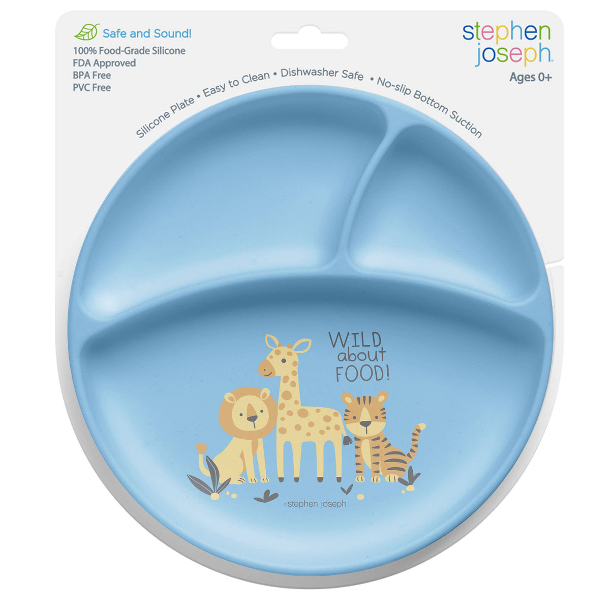 Suction Cup Silicone Plate: Unicorn