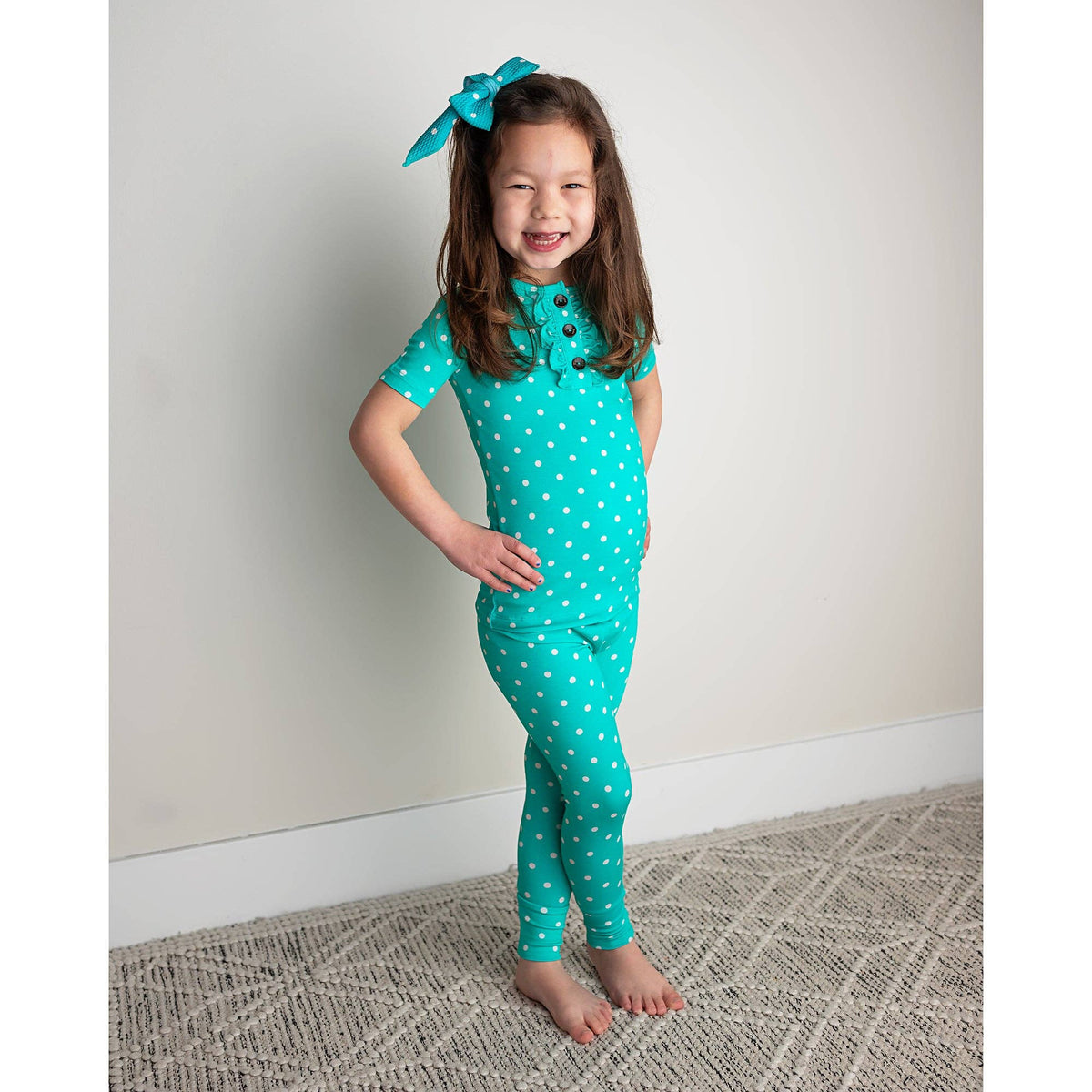 Polly Dot RUFFLE TWO PIECE: 6/7