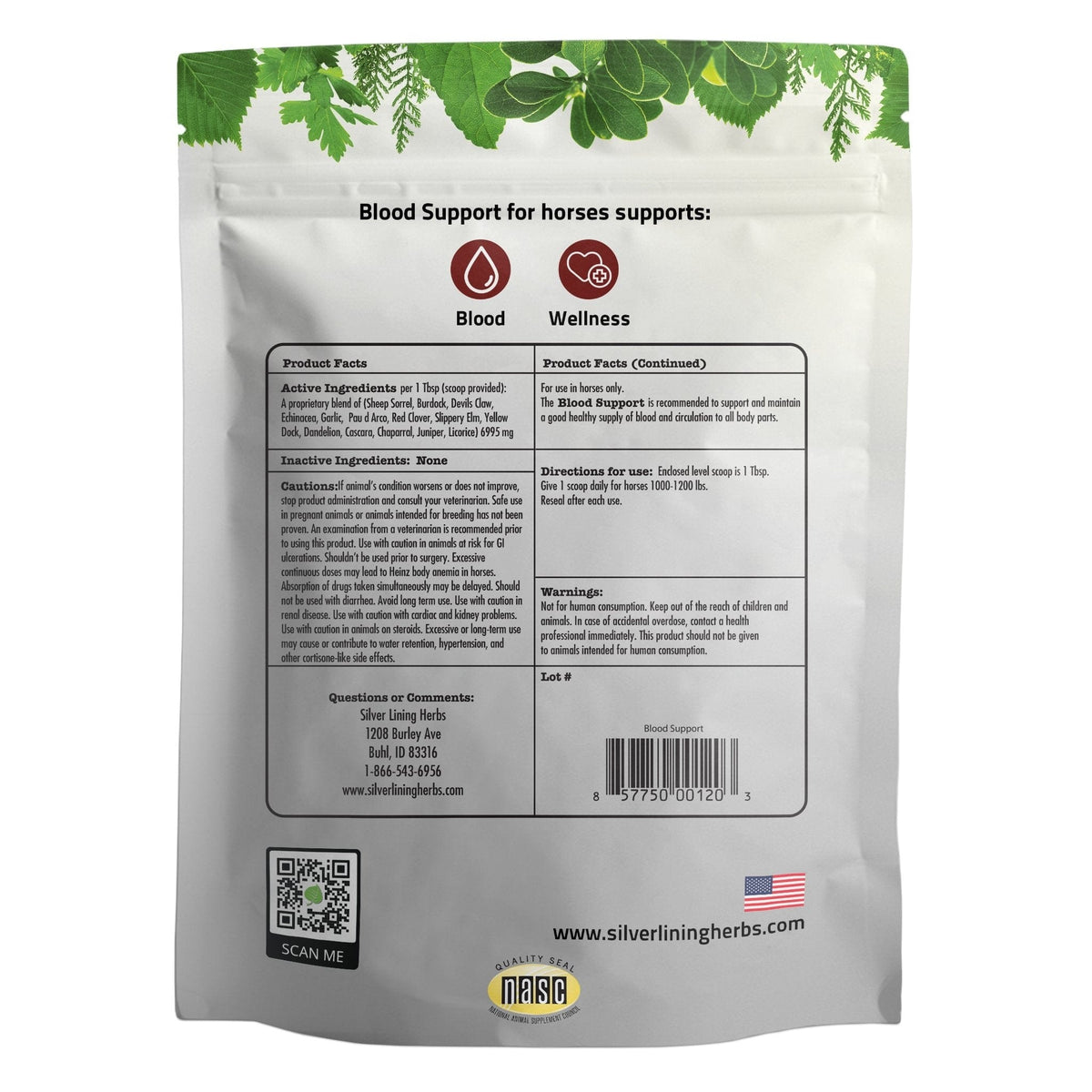 Blood Support for Horses