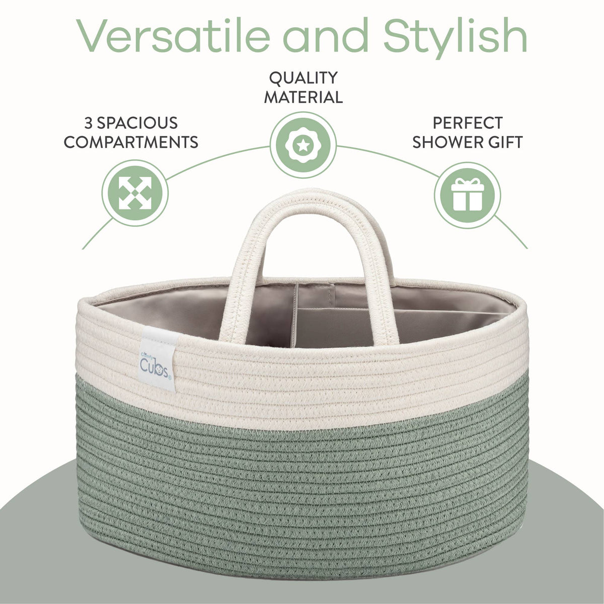 Diaper Caddy Organizer by Comfy Cubs: Blush