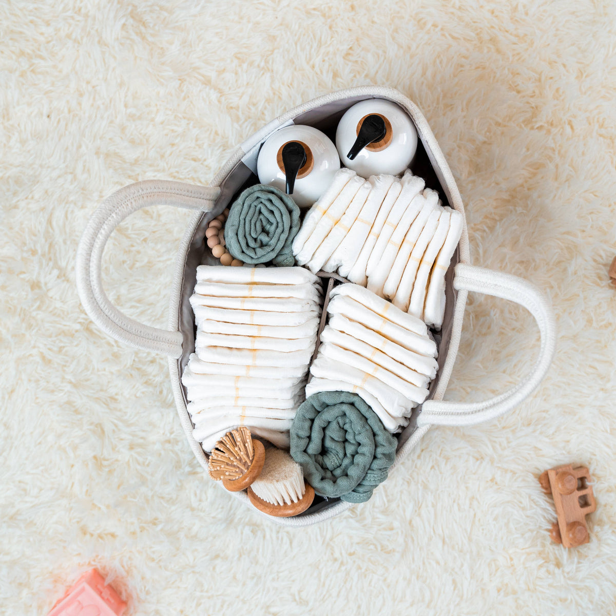 Diaper Caddy Organizer by Comfy Cubs: Blush