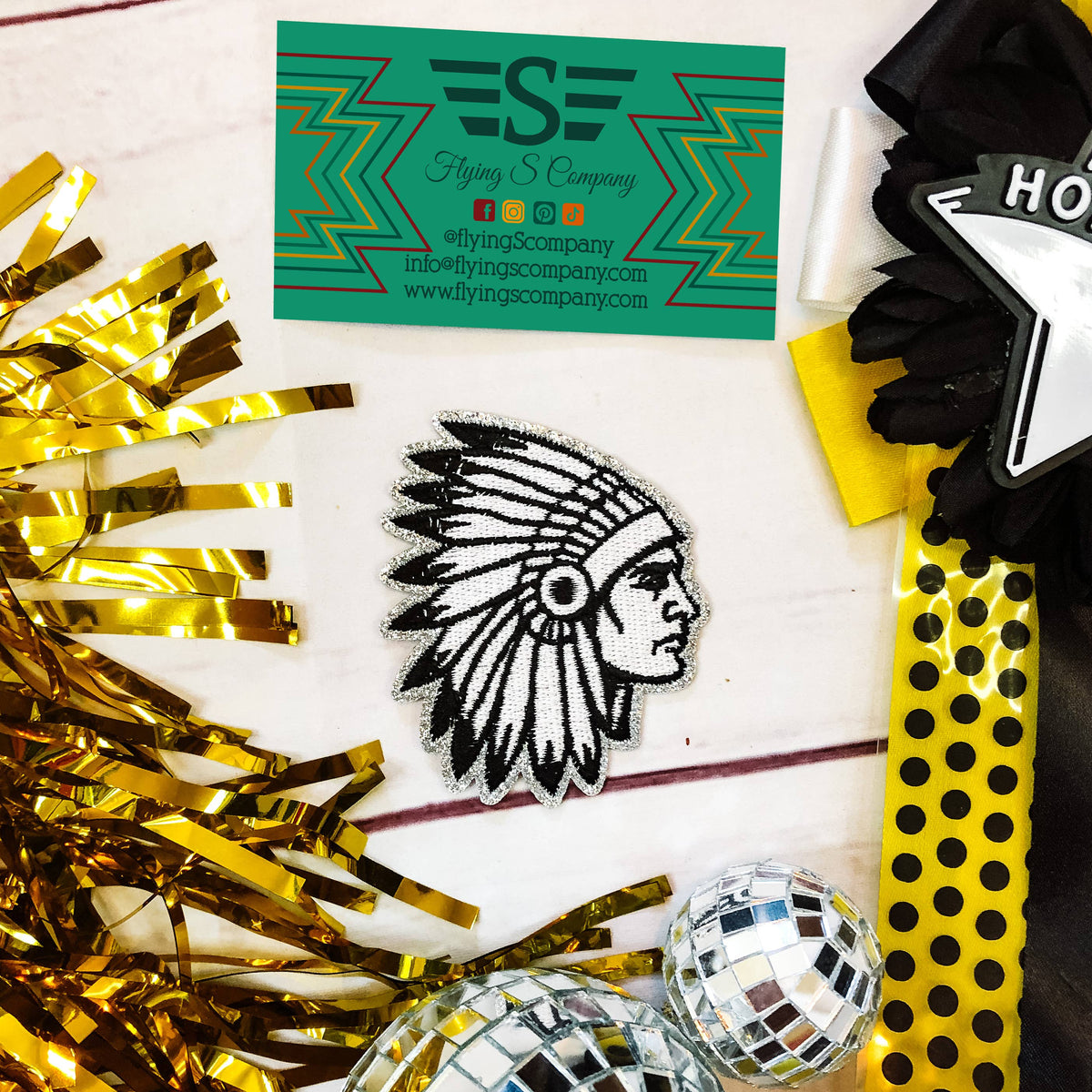 Chief Head Embroidered Patch (Patch ONLY)