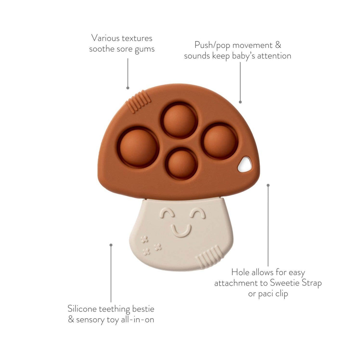 Itzy Pop™ Sensory Popper Toy: Elephant