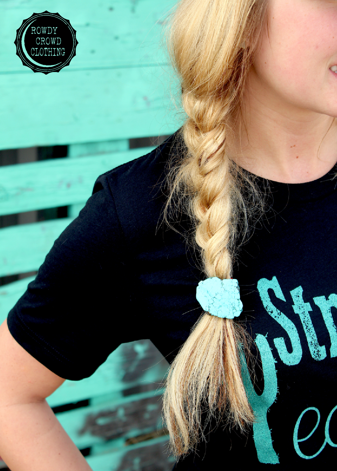 Turquoise Ponytail: Black