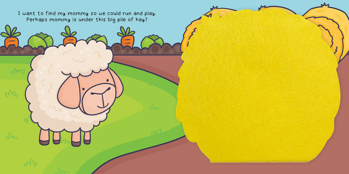 Peek and Seek - On the Farm  -With Lift-the-Flap Felt Pieces