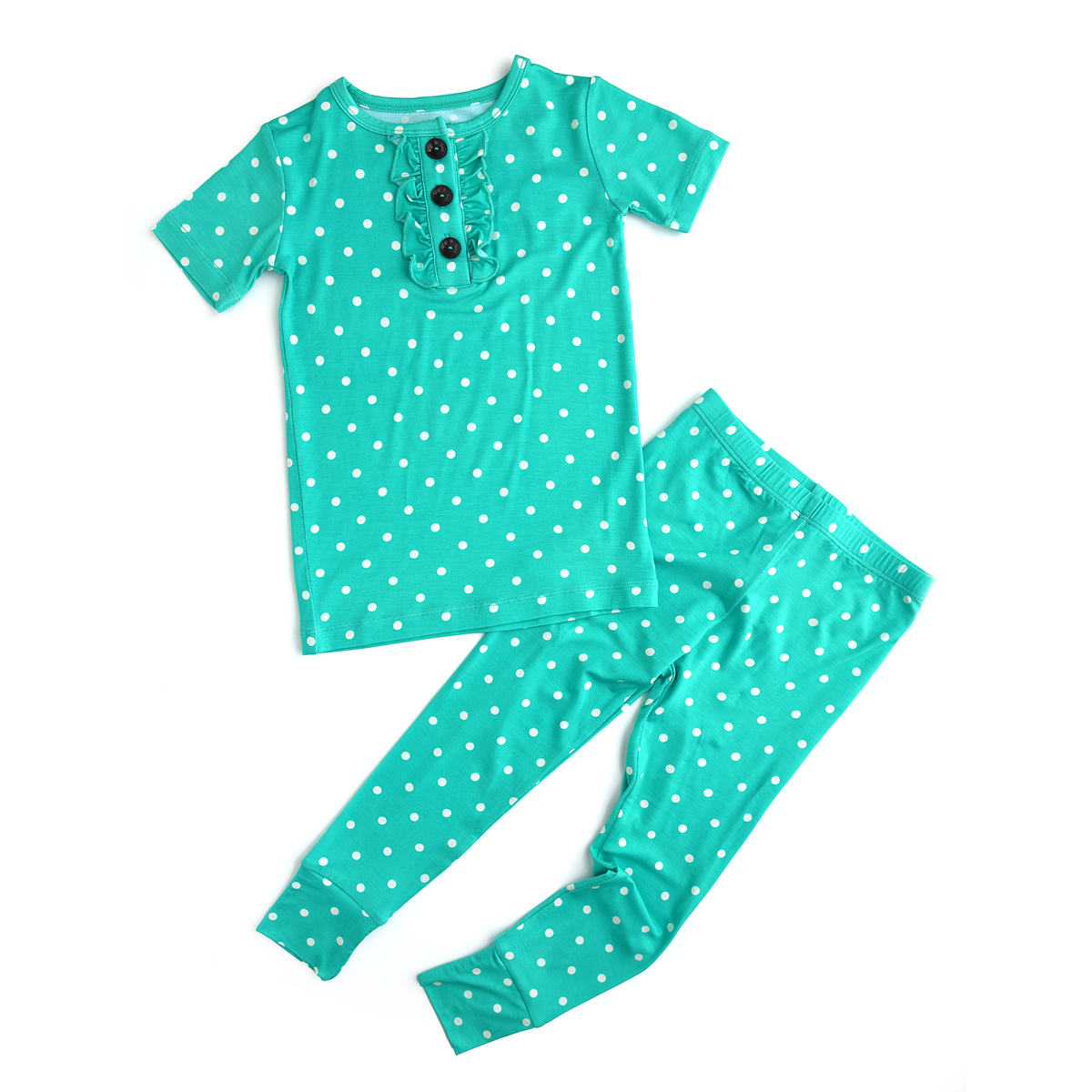 Polly Dot RUFFLE TWO PIECE: 2t/3t